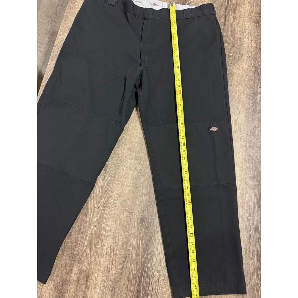 Dickies 85283BK Loose Fit Double Knee Work Pants Black Mens 44x30